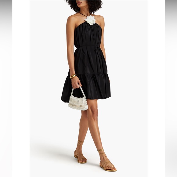 Zimmermann Dresses & Skirts - Zimmermann Silk Elegant Black Dress with pockets. Size 4 . Missing white flower